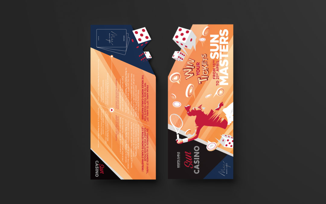 Monte-Carlo SBM • Sun Casino • Carton invitation